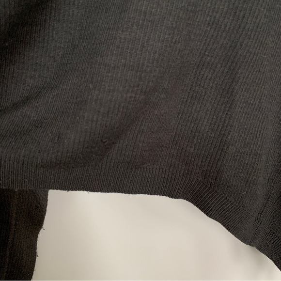 Lululemon Dark Green/Gray Reversible Cardigan Sweater Size 4 - Picture 11 of 12